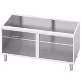 Ουδέτερο ερμάριο - 1200x560x600 mm - ανοξείδωτο ατσάλι AISI 304 | 3 πλευρές κλειστό | ρυθμιζόμενα ποδαρικά