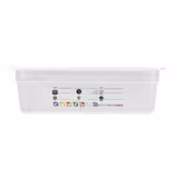 (6 Stück) CAMBRO | SafeTrak - Polypropylen-Behälter GN 1/1 - Milchig - Höhe: 100mm