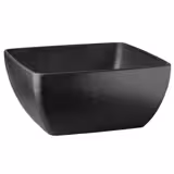 (6 Stück) Schale - SLATE - Melamin - 3,8 Liter - 250x250mm - Schwarz