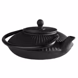 Bule de chá - ASIA - 0,8L - Ferro fundido - incl. filtro - Preto