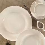 (12 stuks) SEMPRE - Bord - plat - Ø180mm - creme