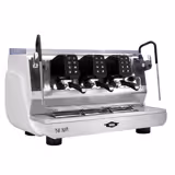 WEGA | Nova – Machine à expresso à porte-filtre – 3 groupes – 5,7 kW – avec 2 mousseurs à lait & eau chaude – tactile – Blanc