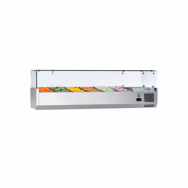  Soğutmalı  Vitrin  ECO - 1500x395mm - 6x GN 1/3