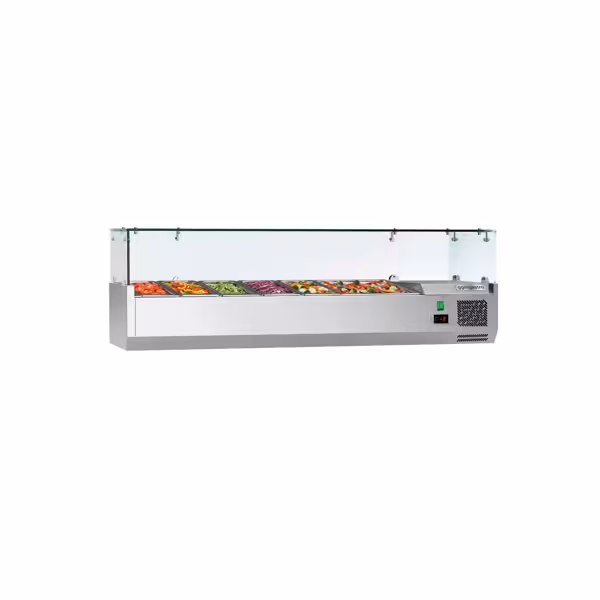 واجهة عرض مبردة علوية ECO - 1500x395mm - 6x GN 1/3