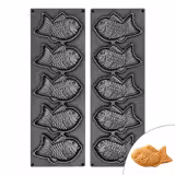 Destičky pro tartelette stroj TMOPH - Forma: 5x ryba Tayaki