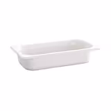 (6 pcs) Melamine Gastronorm Tray GN 1/4 - ECO - White - 1.35L - Depth: 65mm