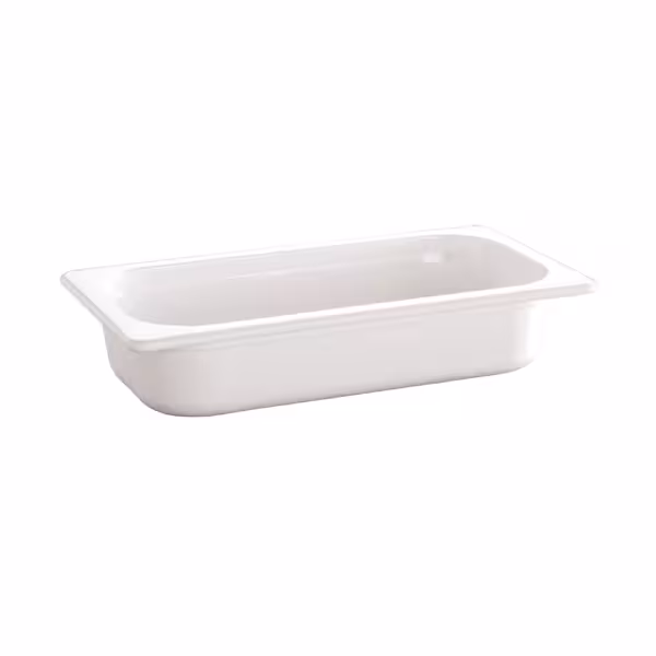 (6 stuks) Melamine GN-bak GN 1/4 - ECO - wit - 1,35 liter - Diepte: 65mm