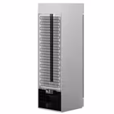 Commercial Beverage Display Fridge with Illuminated Canopy - 595mm - 358 Litres - 1 hinged glass door - LED lighting - digital controller with temperature display - Grey - Temperature range 1 to 10 °C