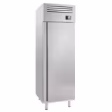 Koelkast RVS PREMIUM PLUS - GN 2/1 - 687mm - 560liter - tot +2°C tot +8°C - met 1 deur - geforceerde koeling, LED‑verlichting, legroosters & slot