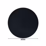 (6 adet) SELTMANN WEIDEN | Coupe tabak - düz - Ø 280 mm - Siyah