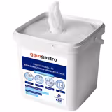(1 piece) - Dispenser bucket with 400 disposable cleaning wipes - incl. 3 refill packs of 400 disposable cleaning wipes