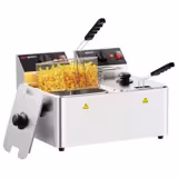 Friteuse électrique double - 4+4 litres - 5 kW	