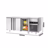 Vrieswerkbank PREMIUM - 1870x700mm -  met 3 deuren