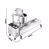 Automatische Donutmaschine - 3 kW - Donutgrößen: 40-50mm; 60-70mm; 80-90mm