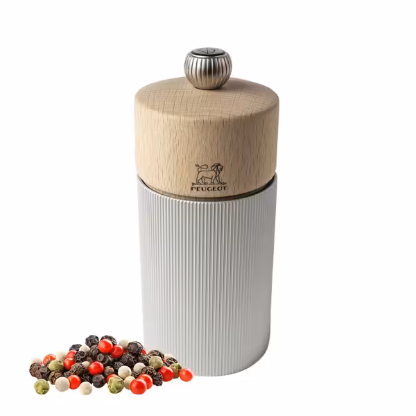 PEUGEOT | LINE - Pfeffermühle Holz/Aluminium - Natur - Höhe: 120mm