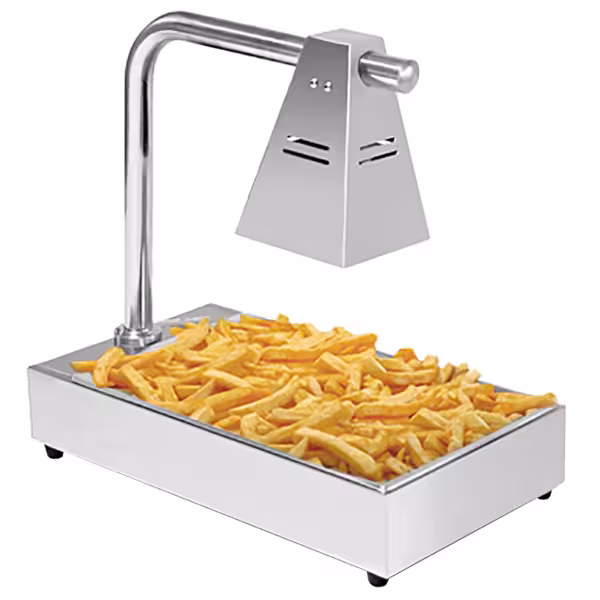 Tepelný most infračervený - s ohřívací lampou - 400x285 mm - 290 W - pro GN 1/2