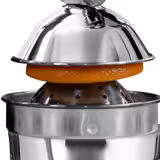 Manuell fruktpress – med 3 filter – silver