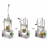 Manual pineapple peeler with corer – with 2 blade attachments Ø 74 & 89 mm – with lever mechanism