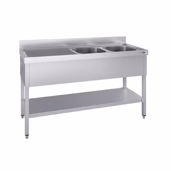 Diskbänk ECO 1,4m - 2 Ho höger L 40 x B 40 x D 25 cm