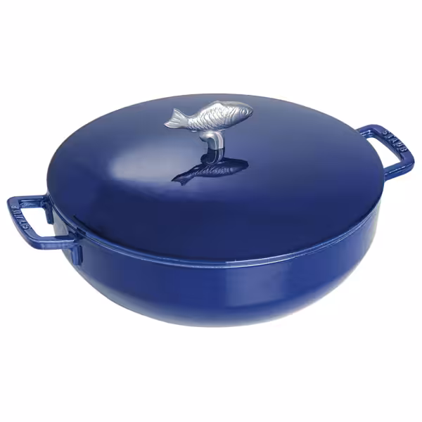 STAUB | SPECIALITIES - Bouillabaisse pot - Ø 280mm - Gietijzer - Donkerblauw