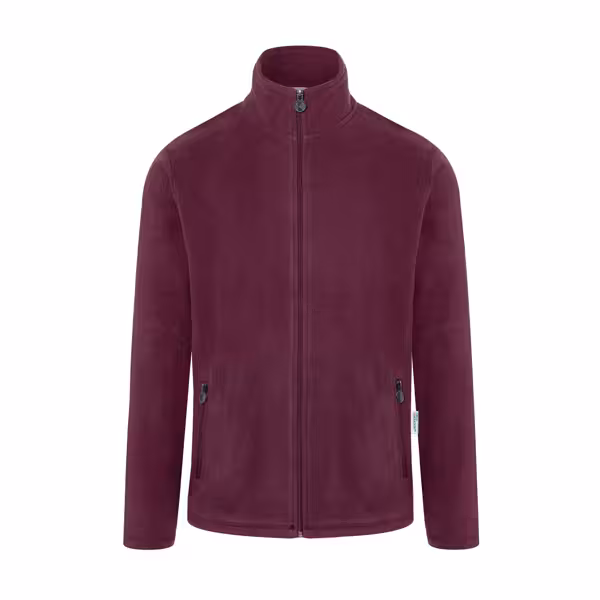 KARLOWSKY | Men's Work Fleece Jacket – Aubergine - XXL - Recycled Polyester - 60°C Washable