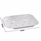 (2 pcs) Stainless Steel Drainer Plate - for Gastronorm Pan GN 1/1