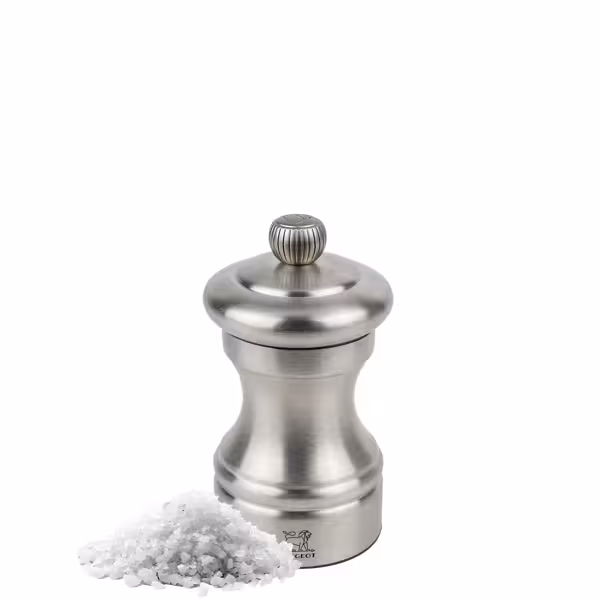 (6 pieces) PEUGEOT | BISTRO Chef - Salt Mill - Stainless Steel - Height: 100mm