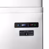 À double paroi Lave-vaisselle à capot professionnel - Électronique - 22,2kW, Adoucisseur d’eau intégré - avec Pompes doseuses détergent & produit de rinçage + pompe de vidange