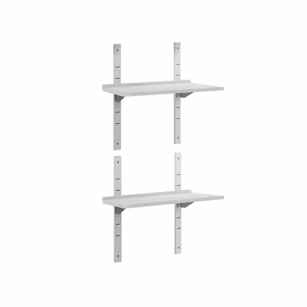 Nástěnné police ECO - 800x300 mm - s 2 policemi