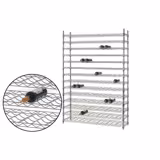 Wine Rack for 168 bottles - Chrome-plated steel