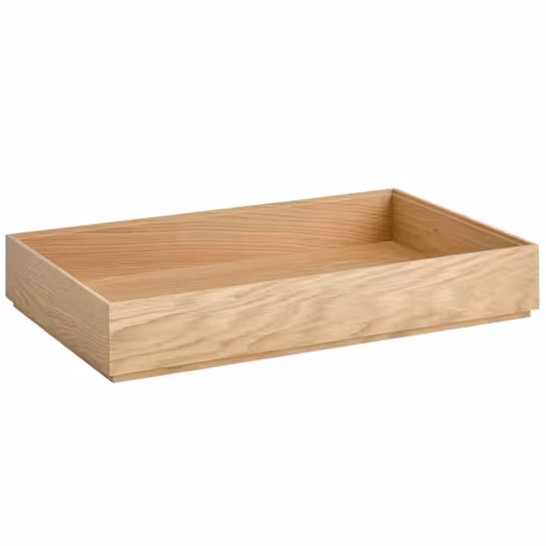 Houten krat - VALO - eikenhout (geolied) - 530x325mm - Hoogte: 85mm - passend voor GN 1/1
