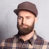 (5 pieces) KARLOWSKY | Flat cap classic - chocolate