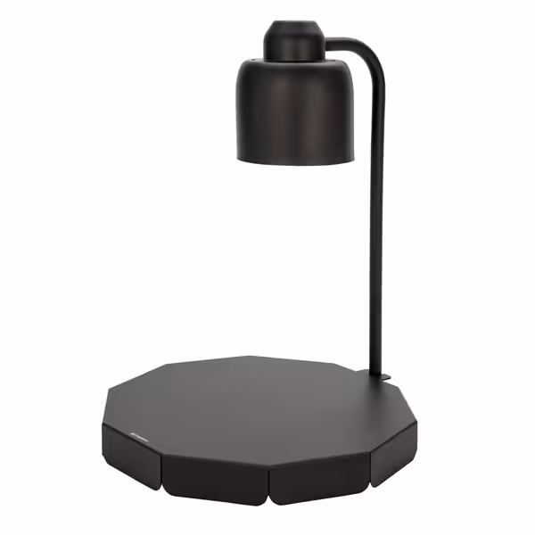 Lampa grzewcza do potraw do bufetu nastolna - 250W - cylindryczna - czarny