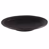 (6 pcs) MARONE | Plate - Melamine - Ø205mm - Black/Brown