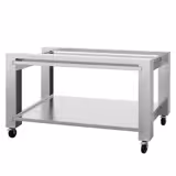 Supporto per forno pizza - 1462x583x835mm - acciaio inox | 1 ripiano - compatibile con POP634E