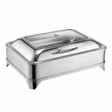 Induktion Chafing Dish - GN 1/1 - mit Soft-Close-Glasdeckel