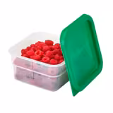 (6 db) CAMBRO | CAMSQUARES® - Tartály - 1,9 liter - Átlátszó
