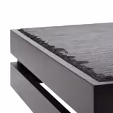 Trälåda SUPERBOX - svart trä - 555x350 mm - Höjd: 105 mm - passar för GN 1/1