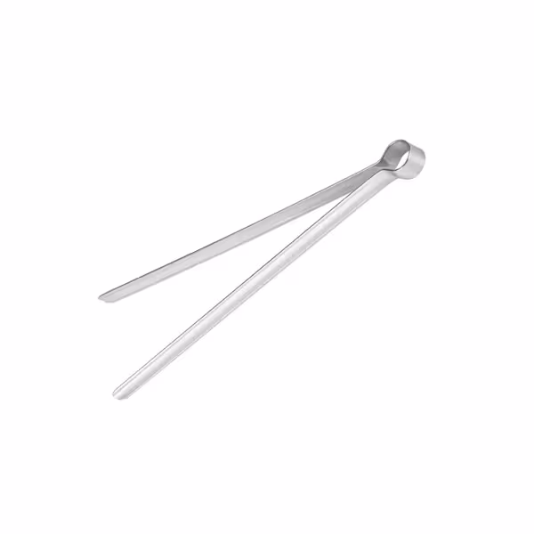 (4 pz) Pinza da barbecue - carbone - Lunghezza: 270mm - Acciaio inox