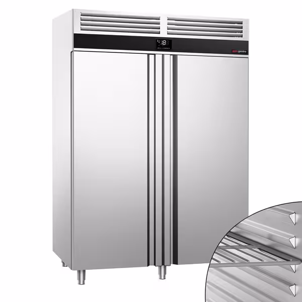 Tiefkühlschrank PREMIUM - GN 2/1 - 1400 Liter - mit 2 Türen