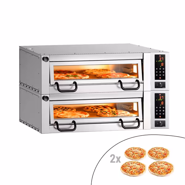Elektro Pizzaofen Power - 4+4x 34cm - Digital