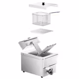 Electric deep fryer - 8 litres - 3.25 kW - with drain tap