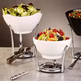 Buffet Stand | KING - Metal frame - Chrome - square - Height: 140mm