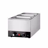 Elektrische bain-marie - 1,2 kW - 1x GN 1/1 met 200mm hoogte - met aftapkraan