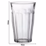 (12 sztuk) Szklanki uniwersalne Duralex – PICARDIE – 500 ml – przezroczyste
