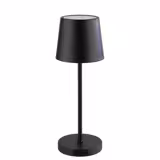 (4 db) Asztali lámpa - MERLE MINI - akkumulátoros - 3 fokozatban dimmelhető - Ø 90 mm - fekete