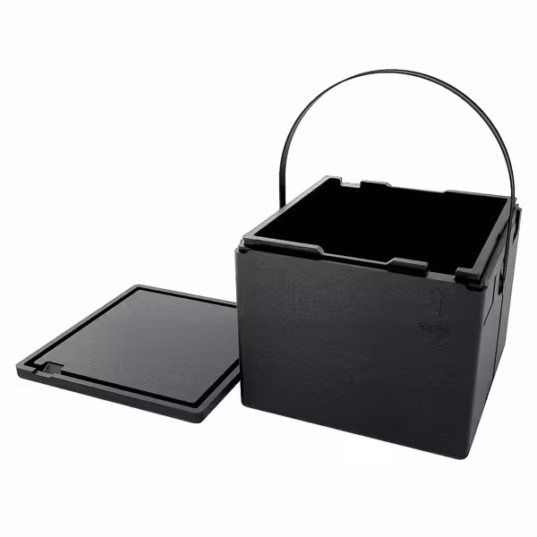 Termoláda / Pizzabox - Toplader - 420x420x335 mm - 8 pizza Ø 40 cm részére