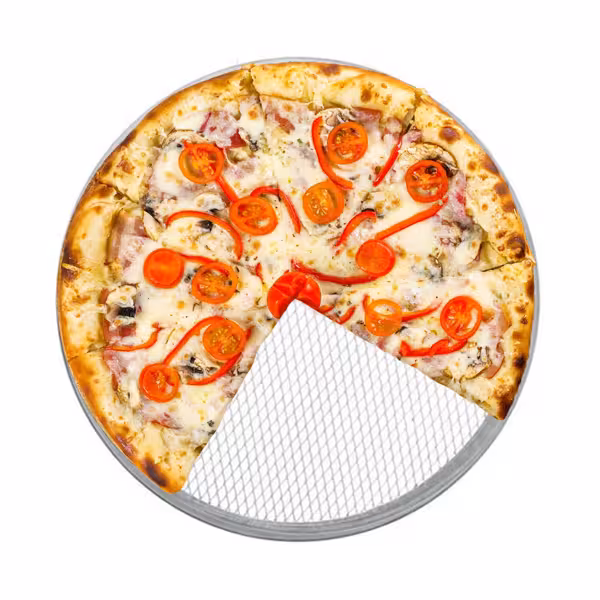 Pizzagitter/Screen - Aluminium - gelocht - Ø 280mm