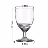 (12 sztuk) Kieliszki do sznapsa – GILDE – 60 ml