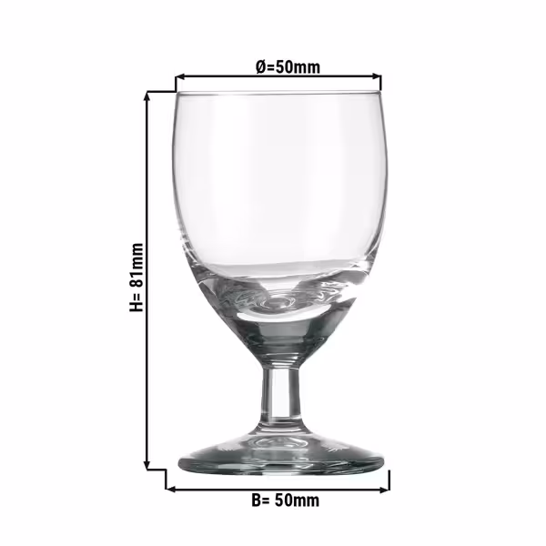 (6 Stück) Schnappsglas - GILDE - 60ml